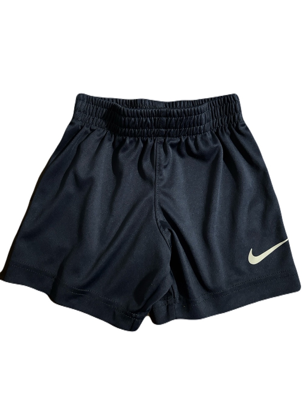 Nike Navy Blue Performance Shorts with White Swoosh